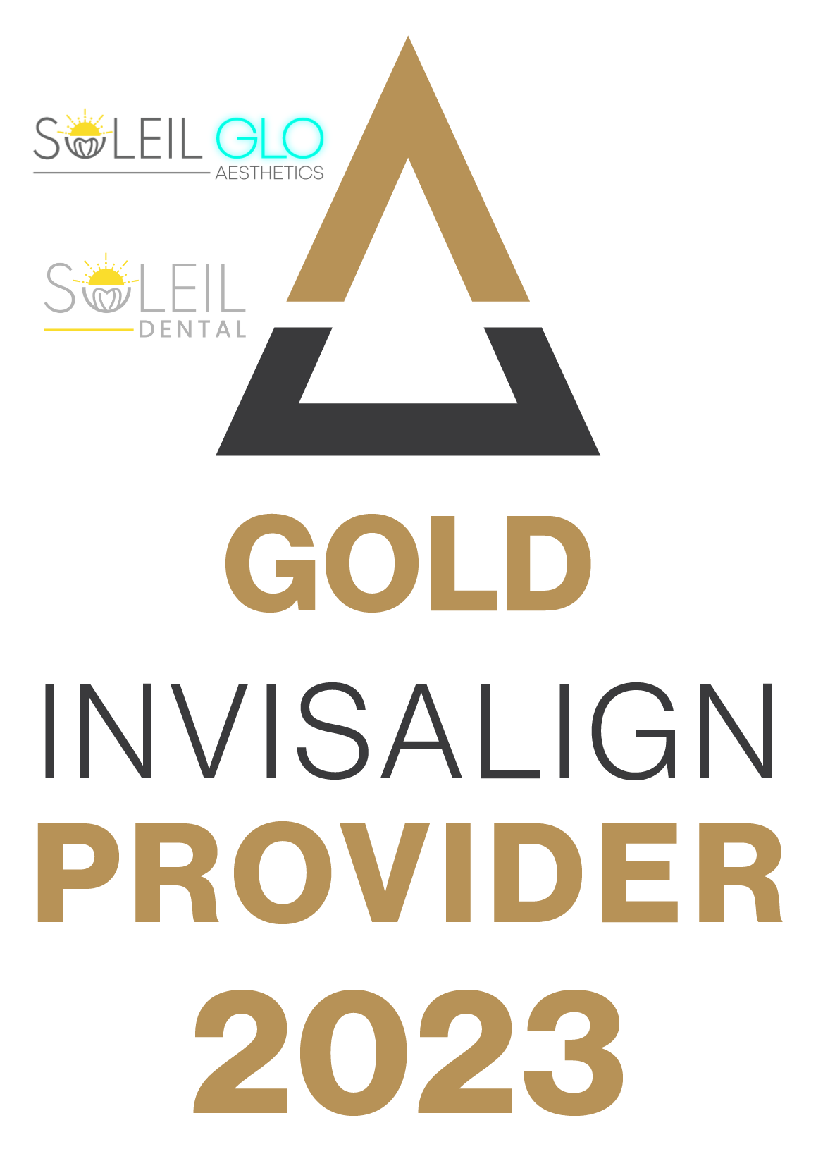 Logo for Gold Invisalign Provider 2023