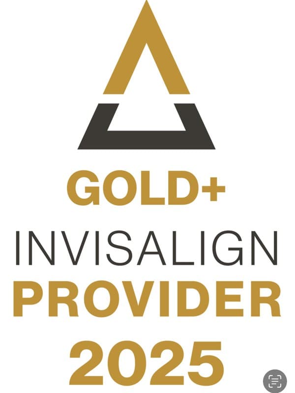 Invisalign Gold Plus Provider 2025 badge